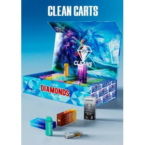 Clean Carts 2g Empty Disposable Vape Pen (100-Pack Master Display Edition)